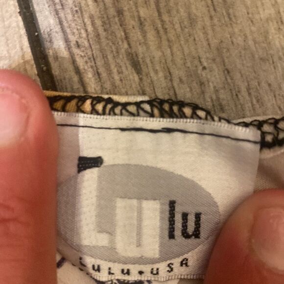 Lulu USA Size Large Womens Sleeveless Exotic Print Dress - Picture 2 of 7